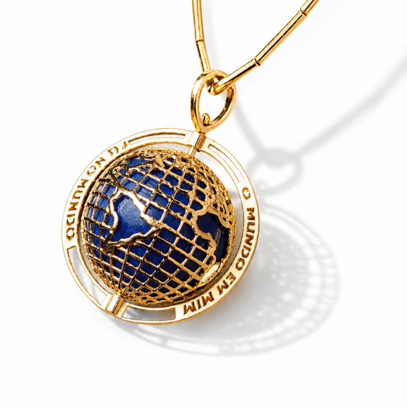 Pingente Mundo Personalizado
