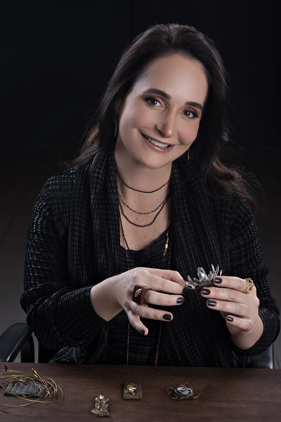 Melissa Maia em seu ateliê